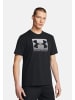 Under Armour T-Shirt 'Boxed' in schwarz