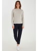 b.young Langarmshirt BYRALAYA - 20809835  Pullover in Feinstrick-Optik in Natur