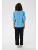 Kaffe Kurzarm-Bluse KApaulina Regular fit in Forever Blue CC