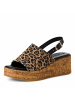 Tamaris Riemchen Sandalen für Damen in leopard