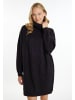 myMo Damen Strickkleid in Schwarz