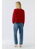 Oui Pullover in scarlet sage