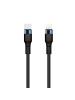 COFI 1453 Setty Ladekabel USB-C auf iPhone KSC-L-131 1m 15W 3A Schwarz in Weiß