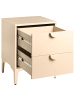 Beliani Büroschrank ARDURA in Beige - (W) 45 x (H) 60 x (L) 40 cm