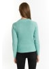 myMo Damen Strick Pullover in Aqua