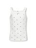 KIDS ONLY Trägertop Allover-Print Kogbella in cloud dancer black hearts