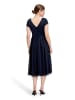 Vera Mont Cocktailkleid im Glitzer-Look in Dunkelblau/Grau