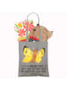 Mr. & Mrs. Panda Tote Bag Schmetterling Zitronenfalter mit Spruch in Light Grey