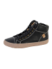 Geox Sneaker Uptown Kinder J Alonisso B.G - WAX.LEA+CANV Schwarz