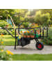 relaxdays Angelwagen-Transportwagen in Schwarz - (B)145 x (H)65 x (T)55 cm