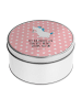 Mr. & Mrs. Panda Teedose Einhorn Blume mit Spruch in Rot Pastell