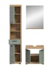 xonox.home Badkombination in Artisan Eiche/Salbei - (B) 112 x (H) 191 x (T) 34