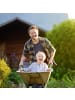 relaxdays Schubkarrenrad 4.80 4.00 8 in Gelb Grau