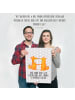 Mr. & Mrs. Panda Bild Füchse Liebe mit Spruch in Grau Pastell