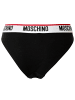 Moschino Slip 2er Pack in Schwarz