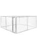 Trekker Hundezwinger in Silber 3x3m
