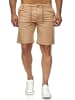 RESLAD Shorts Baumwollhose in camel