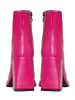 CESARE GASPARI Blockabsatz-Stiefeletten in Pink
