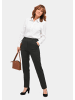 GOLDNER Knitterunempfindliche Reiseschlupfhose MARTHA in schwarz