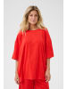 Cream T-shirt CRFria Oversize fit in Flame Scarlet