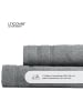 UNCOVER BY SCHIESSER Duschtuchset Brooklyn 2-teilig in Dunkelgrau