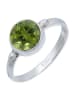 mantraroma 925er Silber - Ringe mit Peridot facettiert