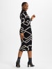 comma Strickkleid in schwarz - 0001