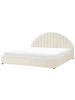 Beliani Doppelbett CHADENET in Weiß - (W) 191 x (H) 102 x (L) 215 cm