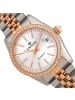 Empress Constance Automatik-Armbanduhr mit Datumsanzeige in Rose Gold/White