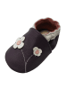 Yalion Baby Krabbelschuhe aus Leder, weiche Lauflernschuhe mit rutschfester Sohle