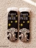Harry Potter Harry Potter Hüttensocken Dobby Haussocken warme Kuschelsocken in schwarz