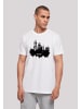 F4NT4STIC T-Shirt Cities Collection - Munich skyline in weiß