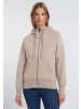 ELBSAND Zip-Jacke mit Kapuze Kaire in Silver Sand