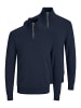 Jack & Jones Troyer Emil Knit in Navy blazer