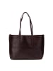 LIEBESKIND BERLIN Monogram Schultertasche Leder 47 cm in burgundy