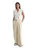 Marc O'Polo Kurze Weste oversize in Dusty Beige Melange