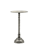 FineBuy Beistelltisch in Silber / Metall / 28x28x51