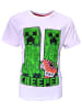 Minecraft T-Shirt Minecraft Creeper in Weiß