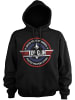 TOP GUN Hoodie in Schwarz