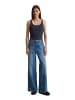 Marc O'Polo Jeans Model Lania wide in Soft touch dark blue wash