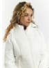 myMo Damen Leicht Wattierte Jacke in Wollweiss
