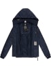 ragwear Winterjacke Dizzie Print in Navy