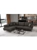 MF Design Lardo Recamiere Links in Dunkelgrau -  (L) 191 x (B) 276 x (H) 90 cm