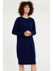 Finn Flare Langarmkleid Strick in dark blue