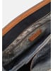 GianMarco Venturi Schultertasche in BLACK + BROWN