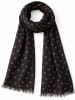 collezione alessandro Schal " Pünktchen " in schwarz