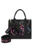 Fritzi aus Preußen Hello Kitty fritzi Canvas Handtasche 26 cm in schwarz