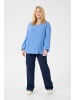 KAFFE curve Langarm-Bluse KCmahlena in Ebb and Flow