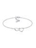 Elli DIAMONDS  Armband 925 Sterling Silber Herz in Silber