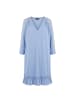 Trussardi Jeans Blau Polyester Damen Kleid
